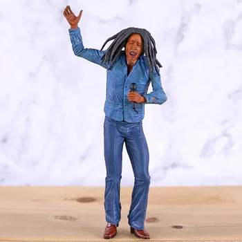 Ямайски реге певец Боб Марли Музикални легенди PVC фигурка Кукла Модел играчки